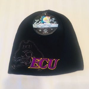 East Carolina black knit by Zephyr.